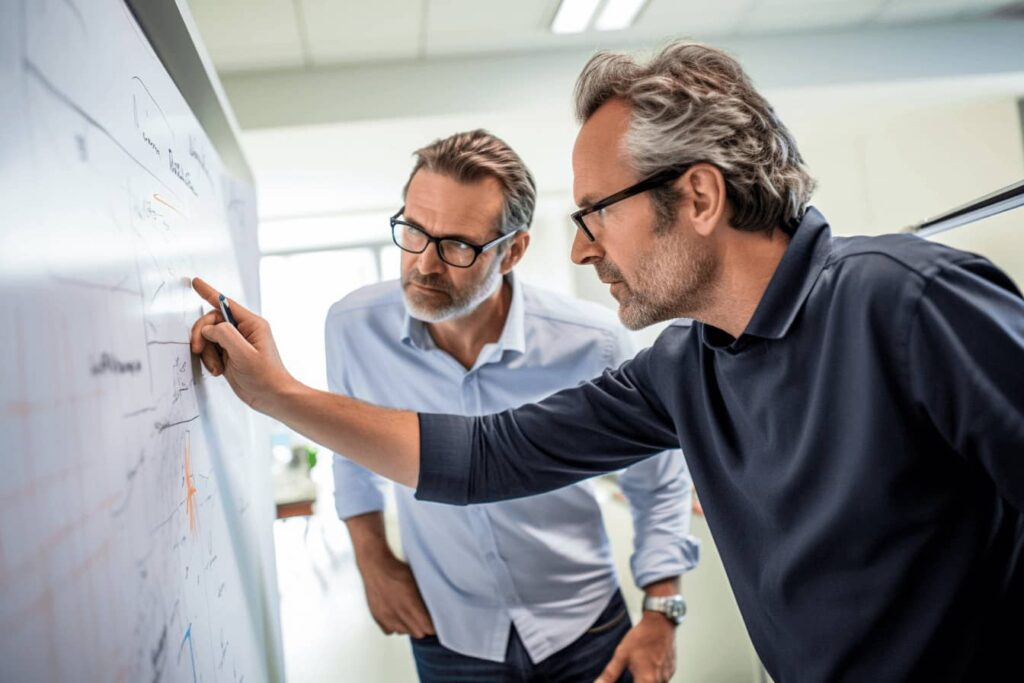 The Power of Defining a Clear Scope for Successful Private Investigations 1 A private Investigator working with a client on the investigation strategy
