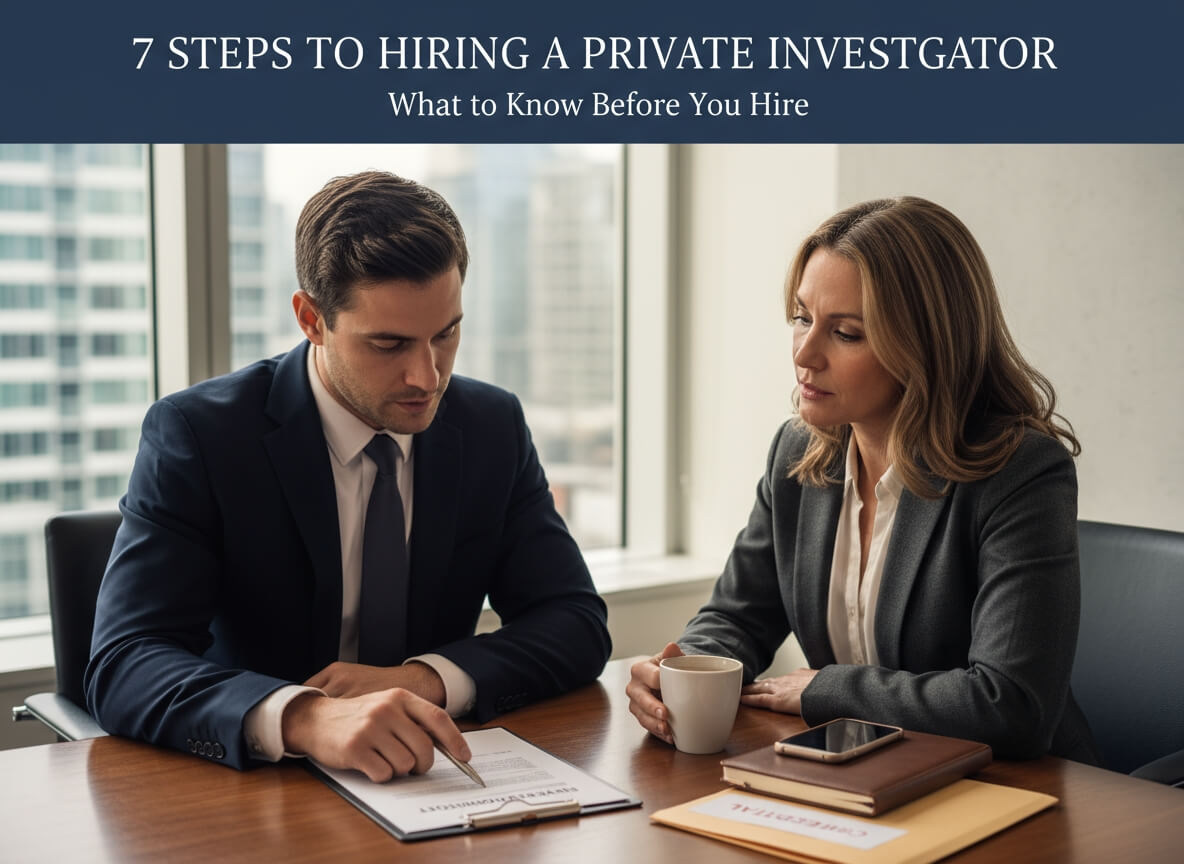 7 Steps to Hiring a Private Investigator