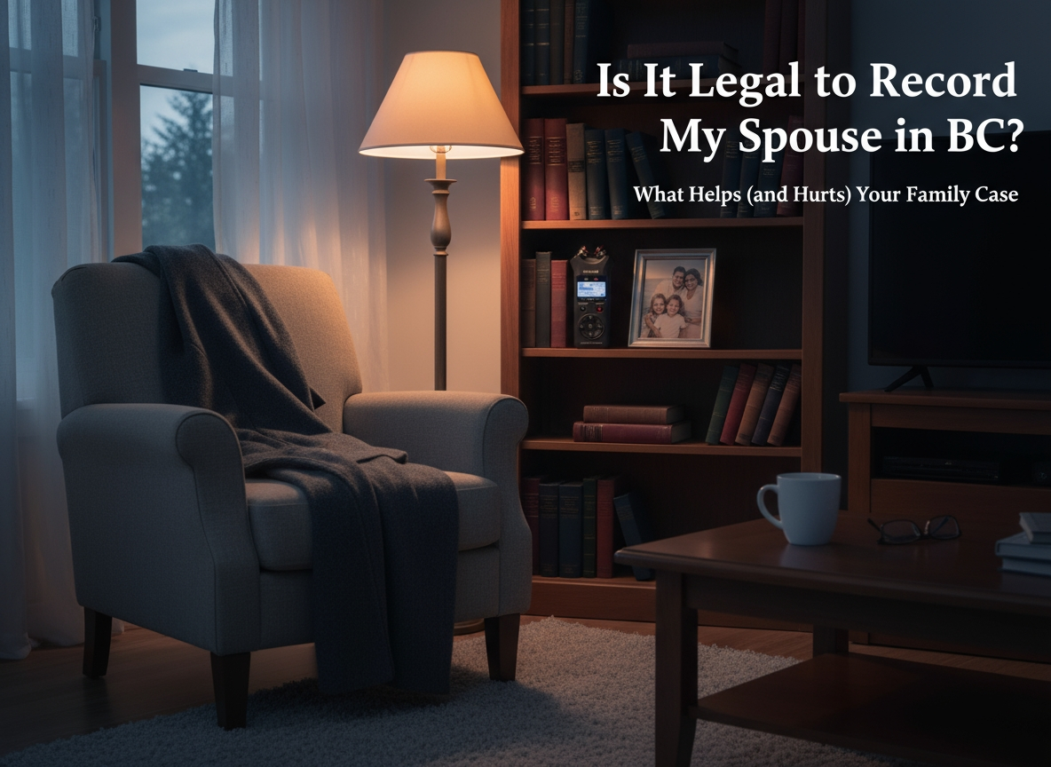 Is it Legal to Record My Spouse in BC? Key Insights for Family Law Cases