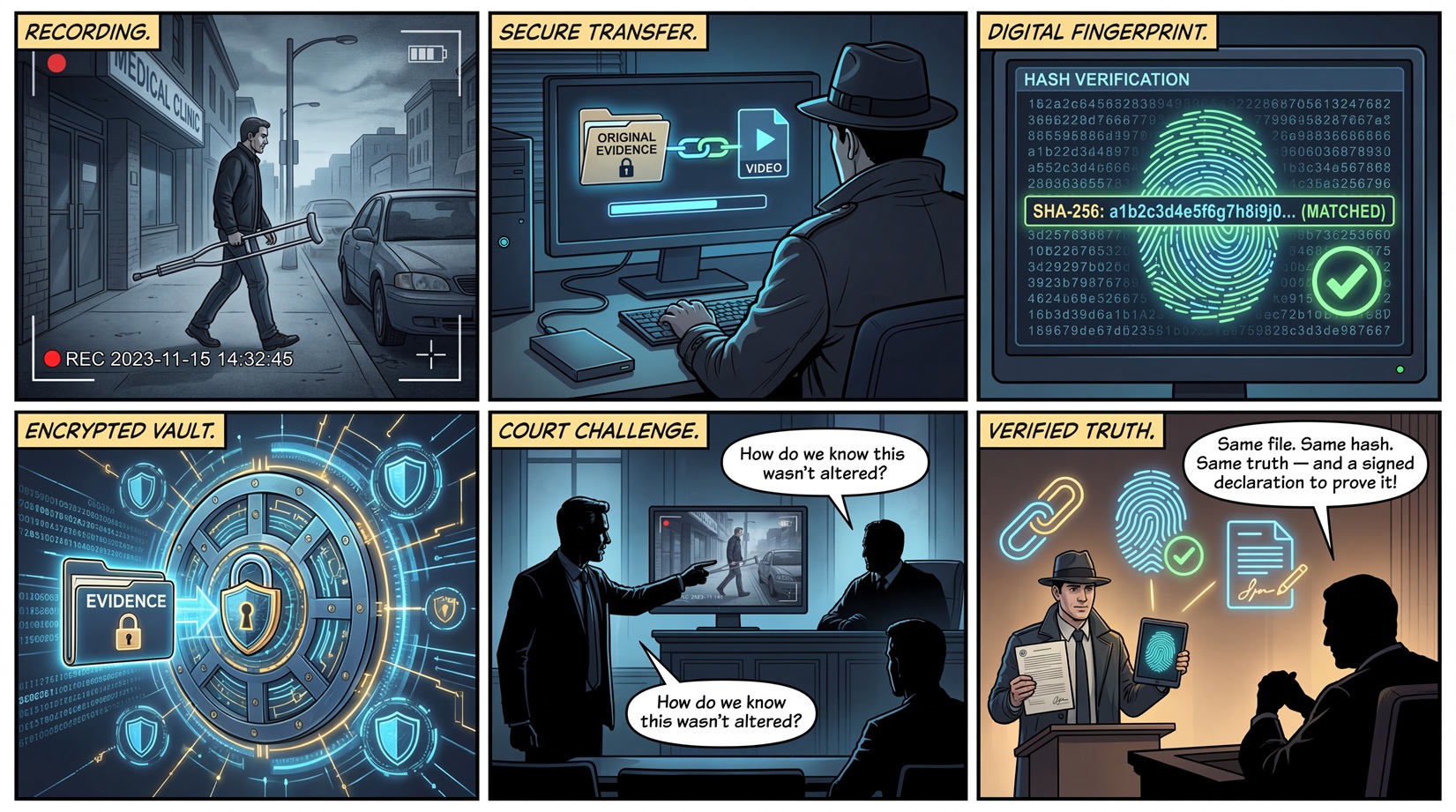Comic Strip for Investigator Declaraion Page 1