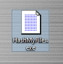 Submitting Video Evidence Hash Values Instructions 2 HASH my fies icon